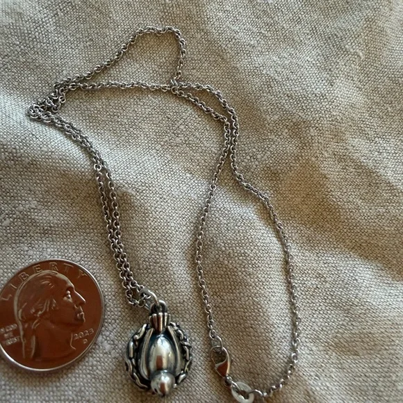 Reserved do not buy.James Avery Retired Bird in a Nest with enamel blue Egg 925 - Picture 3 of 5